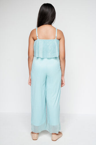 Pretty Pleats Jumpsuit, Turquoise, image 4